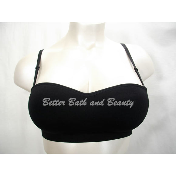 Gilligan OMalley Seamless Bandeau Convetible Wire Free Bra Bralette XS X-SMALL Black - Better Bath and Beauty