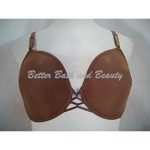 Gilligan O'Malley Seamless Unlined Cup Love Knot Underwire Bra 34D Brown - Better Bath and Beauty