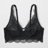 Gilligan & OMalley Semi Sheer Lace Underwire Bralette Size XS X-SMALL Black NWT - Better Bath and Beauty