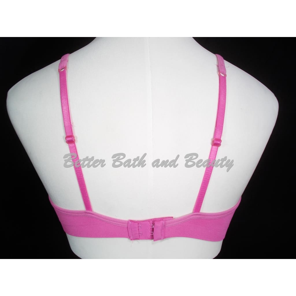 010X06 Hanes G262 Barely There Wire Free Soft Cup Bra LG Bright Pink