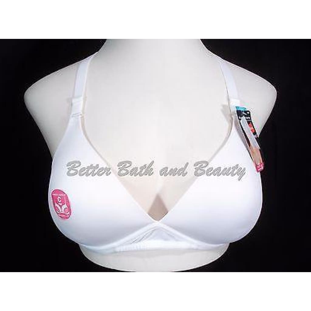 Hanes HC58 Lift Perfection Wire Free Bra 36B White NEW WITH