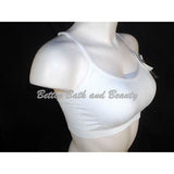Hanes HC68 Active Cami Pullover WireFree Bra SMALL White NWT - Better Bath and Beauty