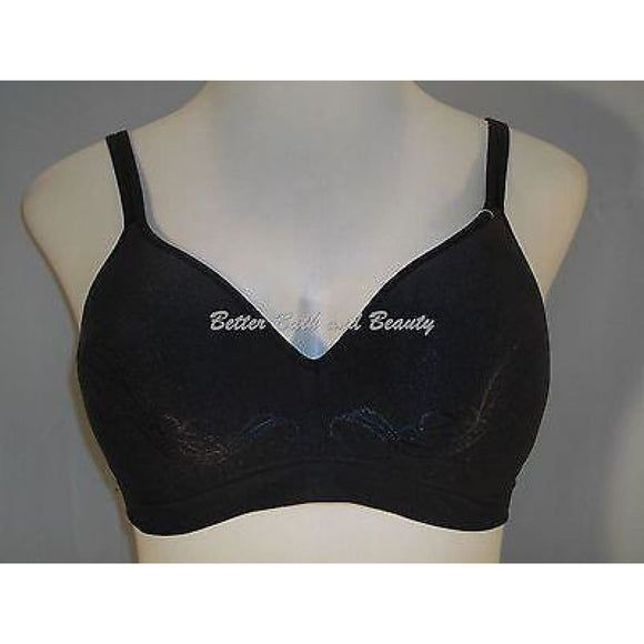 Hanes HC80 Barely There 4546 Wire Free Soft Cup Bra MEDIUM Black NEW WITH TAGS - Better Bath and Beauty