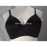 Hanes HC81 Comfort Flex Fit Contour Shaping WireFree Bra XL X-LARGE Black NWT - Better Bath and Beauty