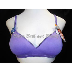 Hanes HC82 G262 Barely There 4028 Wire Free Soft Cup Bra XL X-LARGE Purple NWT - Better Bath and Beauty