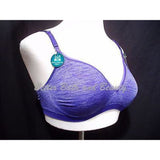 Hanes HCC2 ComfortFlex Seamless Wirefree Bra LARGE Blue NWT - Better Bath and Beauty