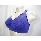 Hanes HCH6 ComfortFlex Fit Get Cozy Racerback Wire Free Bra LARGE Clematis Blue - Better Bath and Beauty
