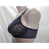 Hanes Her Way G274 Lace Divided Cup Underwire Bra 36D Gray - Better Bath and Beauty