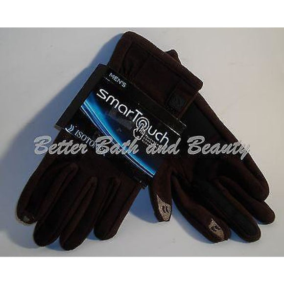 Isotonoer MENS Smart Touch SmarTouch Touch Screen Compatible Gloves LARGE Brown - Better Bath and Beauty