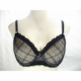 Jezebel 10027 Marni Diamond Mesh Unlined UW Bra 36D Black - Better Bath and Beauty