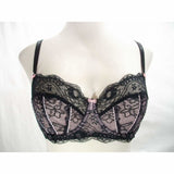 Jezebel 10035 Sylvia Unlined Lace UW Bra 32D Black - Better Bath and Beauty