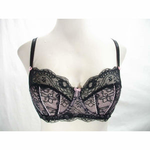 Jezebel 10035 Sylvia Unlined Lace UW Bra 32D Black - Better Bath and Beauty