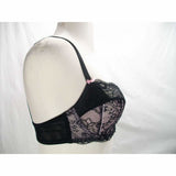 Jezebel 10035 Sylvia Unlined Lace UW Bra 32D Black - Better Bath and Beauty