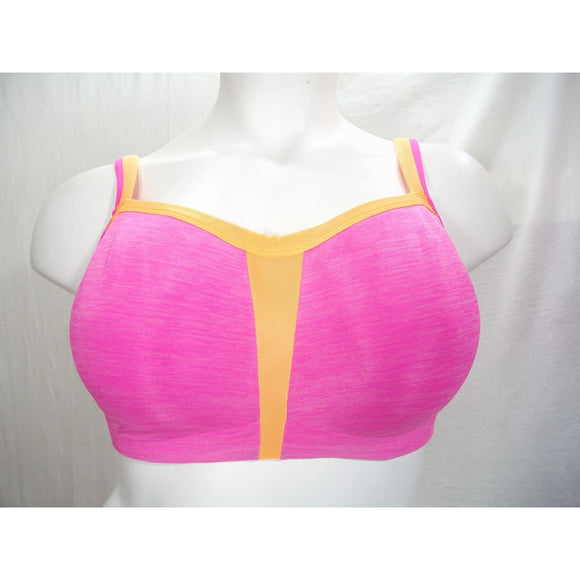 Le Mystere 920 High Impact Full Support Underwire Sports Bra 34D Magenta Orange - Better Bath and Beauty