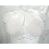 Leading Lady 406 Molded Seamless Lace Trimmed Underwire Nursing Bra 38D White - Better Bath and Beauty