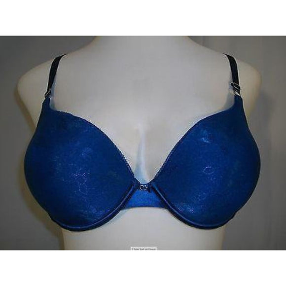 Lily of France Women's Extreme Ego Boost Add A Size Tailored Convertible  Push Up Bra, Times Square Navy, 36A
