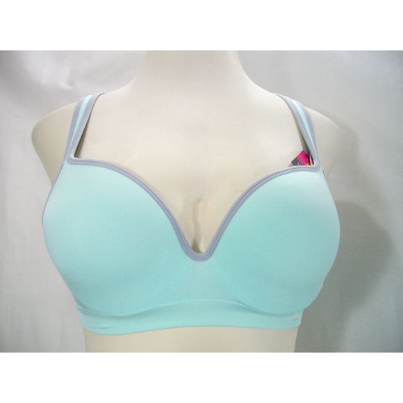 Lily of France 2151900 Energy Boost Medium Impact Active Underwire Bra XL Summer Rain - Better Bath and Beauty