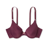 Maidenform 05701 5701 Self Expressions T-Shirt Underwire Bra 34D Burgundy Wine NWT - Better Bath and Beauty