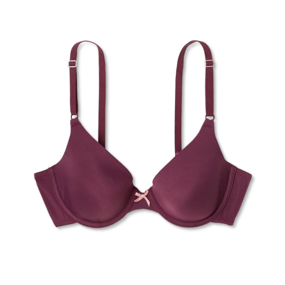 Maidenform 05701 5701 Self Expressions T-Shirt Underwire Bra 38D Burgundy Wine NWT - Better Bath and Beauty