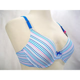 Maidenform 05701 5701 Self Expressions T-Shirt UW Bra 34A Blue Stripes NWT - Better Bath and Beauty