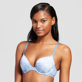 Maidenform 5101 05101 Self Expressions i-Fit Push Up Underwire Bra 34A Blue NWT - Better Bath and Beauty
