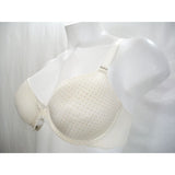 Maidenform 7112 Front Close Lace Trim Underwire Bra 38B Ivory with Nude Dots - Better Bath and Beauty