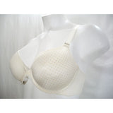 Maidenform 7112 Front Close Lace Trim Underwire Bra 38D Ivory with Nude Dots - Better Bath and Beauty