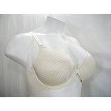 Maidenform 7112 Front Close Lace Trim Underwire Bra 38D Ivory with Nude Dots - Better Bath and Beauty