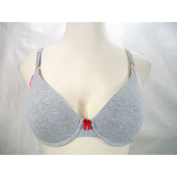 Maidenform 9259 Cotton Signature T-Shirt Demi Underwire Bra 34C Gray NWT DISCONTINUED - Better Bath and Beauty