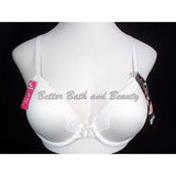 Maidenform 9404 Comfort Devotion Embellished Extra Coverage UW Bra 36DD White NWT - Better Bath and Beauty