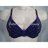 Maidenform 9415 One Fab Fit Embellished Butterfly Lace UW Bra 34C Navy Blue NWT DISCONTINUED - Better Bath and Beauty
