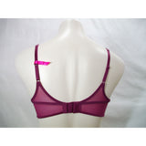 Maidenform DM1137 Casual Comfort Mesh-Panel Wire Free Bra Bralette 34A Mulberry - Better Bath and Beauty