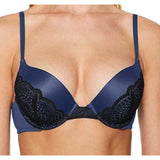 Maidenform DM9449 9449 Lacy Demi Coverage Push-Up UW Bra 32A Navy & Black NWT - Better Bath and Beauty