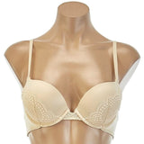 Maidenform DM9449 9449 Lacy Demi Coverage Push-Up UW Bra 32B Latte Lift Nude NWT - Better Bath and Beauty