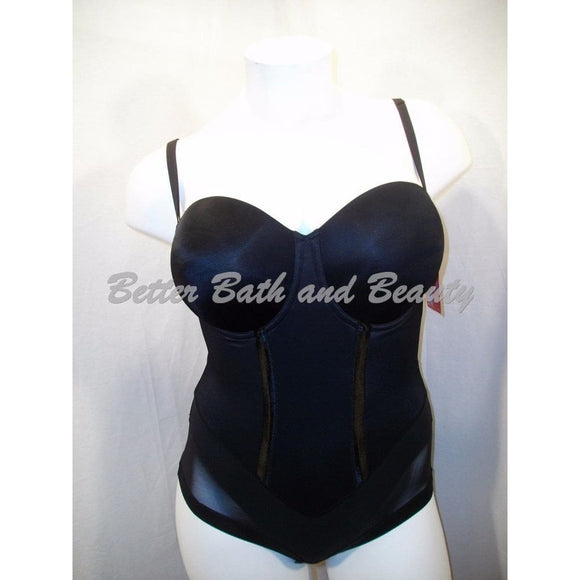 Maidenform Flexees 1256 Easy Up Strapless Firm Control UW Bodybriefer Nude 34D Black NWT - Better Bath and Beauty