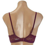 Maidenform SE1101 1101 Self Expressions Essential Push Up Underwire Bra 36DD Burgundy - Better Bath and Beauty