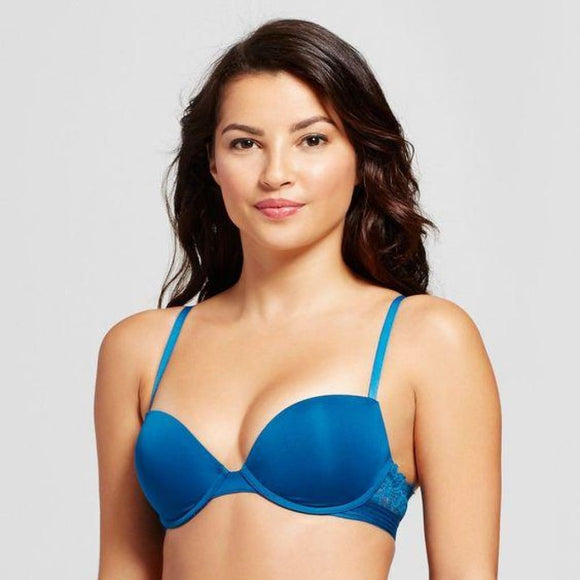 Maidenform SE1101 Self Expressions Essential Push Up UW Bra 34C Oceanic Blue - Better Bath and Beauty