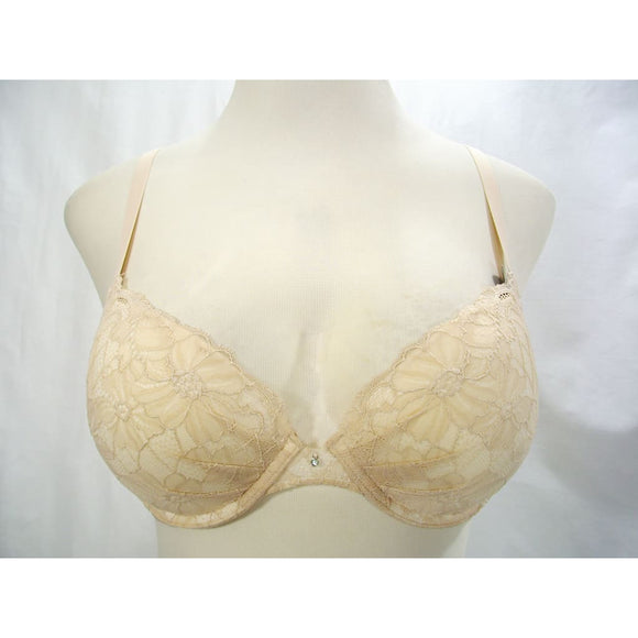 Maidenform Self Expressions 5671 Extreme Lift Plunge Lace Underwire Bra 34A Nude NWT - Better Bath and Beauty