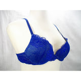 Metaphor Lace Covered Lined Contour Cup Underwire Bra 34B Blue NWT - Better Bath and Beauty