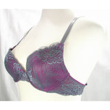 Metaphor Lace Covered Lined Contour Cup Underwire Bra 34B Purple & Gray NWT - Better Bath and Beauty