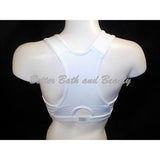 Moving Comfort No Wire Sports Bra SMALL 32AB - 34A White - Better Bath and Beauty