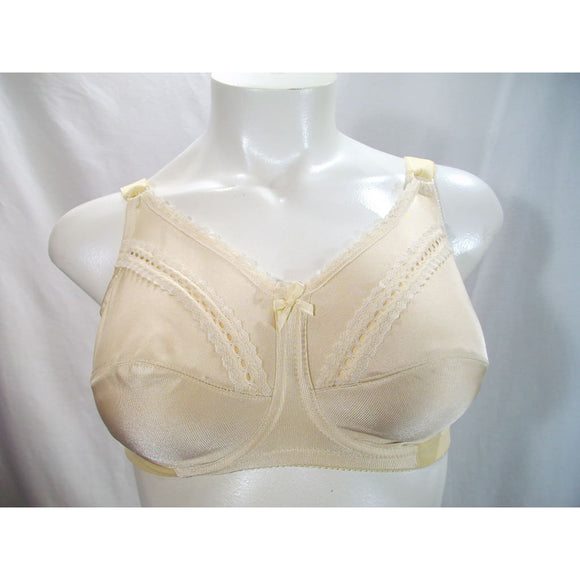 Naturalwear N105 Lace Trimmed Bilateral Pocke Underwire Mastectomy Bra 38DD Nude - Better Bath and Beauty