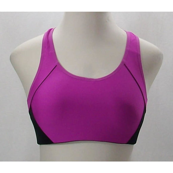 New Balance WBT3107 The Airy Racer Wire Free Sports Bra Size 38C Raspberry Black - Better Bath and Beauty