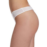 Only Hearts 51163 Organic Cotton Basic Thong Panty M/L White NWT - Better Bath and Beauty
