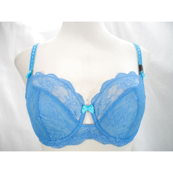 Paramour 115005 by Felina Captivate Unpadded 3 Part Cup Underwire Bra 32DD Lake Blue NWT - Better Bath and Beauty