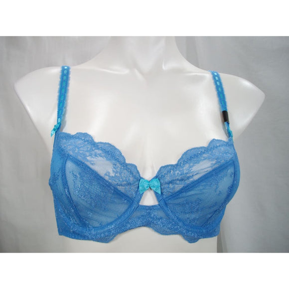 Paramour 115005 by Felina Captivate Unpadded 3 Part Cup Underwire Bra 34C Lake Blue NWT - Better Bath and Beauty