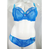 Paramour 115005 by Felina Captivate Unpadded 3 Part Cup Underwire Bra 40C Lake Blue NWT - Better Bath and Beauty