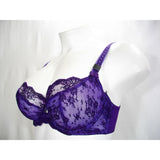 Paramour 115005 by Felina Captivate Unpadded 3 Part Cup UW Bra 34DDD Violet NWT - Better Bath and Beauty