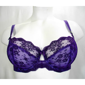Paramour 115005 by Felina Captivate Unpadded 3 Part Cup UW Bra 42D Violet NWT - Better Bath and Beauty