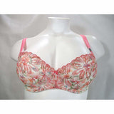 Paramour 115009 Ellie Demi Unlined Semi Sheer Lace Underwire Bra 42DDD Pink Floral NWT - Better Bath and Beauty